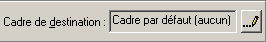 Bouton Change le cadre de destination