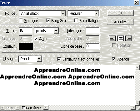 Tapez votre texte