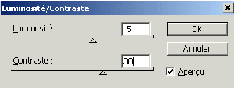 Ajuster les contrastes
